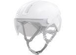 Fahrradhelm ABUS "HUD-Y ACE" Gr. M, weiß (pure weiß), Helme, M Kopfumfang: 54cm - 58cm
