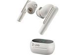 Poly Earbuds Voyager Free 60+ UC, Bluetooth, Noise Cancelling, weiss, Touchsceen-Ladeetui