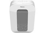 Aktenvernichter Fellowes® Powershred LX50, Partikelschnitt 4 x 37 mm, P-4, 17 l, 9 Blatt Schnittleistung, Sicherheitsstopp, weiss