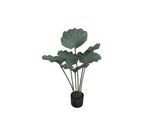 Chic Antique Fleur Strahlenpalme Kunstpflanze, H85/Ø18 cm grün