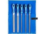 PFERD Werkstattfeilen-Set WR 5-tlg. in Rolltasche 250mm Hieb 1 für grobe Zerspanung, Schruppen