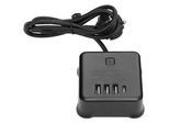 USB-Ladeadapter Äpu in Schwarz max. 40 Watt