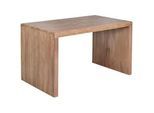 Mid.you Schreibtisch , Akaziefarben , Holz , Akazie , massiv , rechteckig , Wange , 80x76x160 cm , Büromöbel, Schreibtische, Schreibtische
