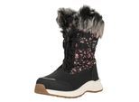 Stiefel ZIGZAG "Wesend", Mädchen, Gr. 24, grau (dunkelgrau), Lederimitat, Synthetik, Schuhe Stiefel, mit bequemem Kunstfellbesatz und Allwetterprofil
