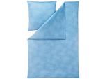 Estella Bettwäsche , Blau , Textil , Graphik , 135x200 cm , Oeko-Tex® Standard 100 , bügelfrei, atmungsaktiv, hautfreundlich, weiche und anschmiegsame Oberfläche , Heimtextilien, Bettwäsche & Leintücher, Bettwäsche, Jersey-bettwäsche