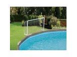 Wasser-Ball-Set MIT Tor , Weiß , Kunststoff , 20x95x110 cm , Freizeit & Co, Pools & Wasserspaß, Wasserspaß