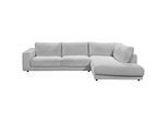 Hom`in Ecksofa , Grau , Textil , Füllung: Schaumstoff, Federn , Ottomane rechts, L-Form , 325x224 cm , Blauer Engel, Goldenes M, Oeko-Tex® Standard 100, DGM-Klimapakt , Typenauswahl, Stoffauswahl, planbar, seitenverkehrt erhältlich, Hocker erhältlich , Wohnzimmer, Sofas & Couches, Wohnlandschaften, Ecksofas