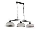 Xxxl Hängeleuchte , Schwarz , Metall, Glas , 27x99x27 cm , Lampen & Leuchten, Innenbeleuchtung, Hängeleuchten, Pendelleuchten
