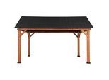 Xxxl Pavillon , Holz , Zeder , 399.5x291.5x335.5 cm , wetterfest , Sonnenschutz, Pavillons
