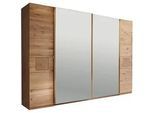 Linea Natura Schwebetürenschrank , Eichefarben , Holz, Glas, Holzwerkstoff , Asteiche , furniert, massiv , 10 Fächer , 246x215x74 cm , Beimöbel erhältlich, umfangreiches Zubehör erhältlich, in verschiedenen Größen erhältlich, Kombination aus Dreh- und Schiebetüren , Schlafzimmer, Komplette Schlafzimmer und Serien, Schlafzimmerserien