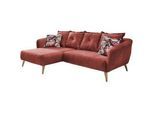 Livetastic Ecksofa , Multicolor, Koralle , Holz, Textil , Buche, Fichte, Kiefer,Buche , massiv , Uni , Füllung: Komfortschaum,Schaumstoff , L-Form , 277x162 cm , AZO-frei, Made in Eu , Rücken echt, Armteil links, Armteil rechts , Wohnzimmer, Sofas & Couches, Wohnlandschaften, Ecksofas