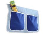 Betttasche 'Stofftasche', hellblau/dunkelblau
