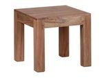 Mid.you Beistelltisch , Akaziefarben , Holz , Akazie , massiv , quadratisch , eckig , 45x40x45 cm , einfacher Aufbau , Wohnzimmer, Wohnzimmertische, Beistelltische