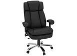 Mid.you Chefsessel , Schwarz , Textil , Drehkreuz , 77x123x84 cm , Wippmechanik mit Härtegradeinstellung , Büromöbel, Bürostühle, Chefsessel