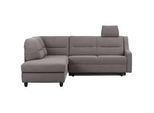 Sedda Ecksofa , Grau , Textil , Uni , Ottomane links, L-Form , 226x208 cm , Austria Gütezeichen, AZO-frei , Fußauswahl, Stoffauswahl, Sitzqualitäten, seitenverkehrt erhältlich, Bettfunktion erhältlich, Hocker erhältlich, Rückenfutter, individuell planbar , Wohnzimmer, Sofas & Couches, Wohnlandschaften, Ecksofas