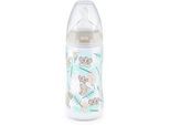 NUK Babyflasche , Beige, Mintgrün , Kunststoff , 300 ml , 6.6x23.5x6.6 cm , BPA-frei , Füttern, Babyfläschchen