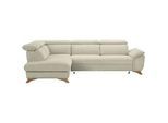 Valnatura Ecksofa , Creme , Textil , Eiche , massiv , Ottomane links, L-Form , 287x212 cm , Typenauswahl, Stoffauswahl, seitenverkehrt erhältlich, Bettfunktion erhältlich, Rücken echt, Armteil rechts , Wohnzimmer, Sofas & Couches, Wohnlandschaften, Ecksofas