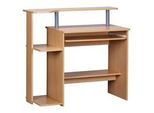 Mid.you Computertisch , Buchefarben , Holzwerkstoff , rechteckig , eckig , 94x90x48 cm , Stauraum, Regal , Büromöbel, Schreibtische, Computertische