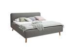 Livetastic Polsterbett , Hellgrau , Textil , 140x200 cm , für Lattenrost geeignet , Schlafzimmer, Betten, Polsterbetten