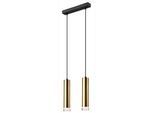 Xxxl Hängeleuchte , Goldfarben , Metall , 6x99x32 cm , Made in Europe, Europäischer Sicherheitsstandard , Lampen & Leuchten, Leuchtenserien