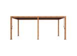 Gardenson Pergola , Metall , Holzoptik , 600x250x300 cm , Europäischer Sicherheitsstandard , Sonnenschutz, Pavillons
