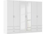 rauch Drehtürenschrank »Borbona«, Kleiderschrank Schrank Garderobe Wäscheschrank BORBONA in 2 Breiten