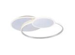 LED-Deckenleuchte Emilio in Silberfarben max. 56 Watt Deckenlampe