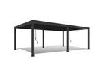 Weide Pergola , Metall , 800x255x400 cm , Gartenmöbel, Loungemöbel