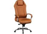 Chefsessel Monterey Hellbraun/Lederlook