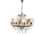 Xxxl Kristall-Hängeleuchte , Bronzefarben , Metall, Glas , 105 cm , Lampen & Leuchten, Innenbeleuchtung, Hängeleuchten, Kronleuchter