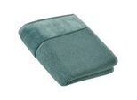 Vossen Handtuch , Blau , Textil , Uni , 50x100 cm , Made in Austria, Oeko-Tex® Standard 100 , saugfähig, Aufhängeschlaufe, angenehm weich, hochwertige Qualität, Bordüre, schadstoffgeprüft , Heimtextilien, Badtextilien, Handtücher