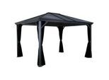 Xxxl Pavillon , Metall , 296x261 cm , wetterfest, wetterbeständig, rostfrei , Sonnenschutz, Pavillons