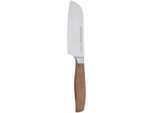 Echtwerk Santokumesser , Holz , Rosenholz , 28.9 cm , rostfrei, ergonomischer Griff, extrem scharf , Küchenmesser, Santokumesser