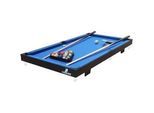 Ambia Garden Billardtisch , Blau, Schwarz , Holz, Kunststoff , 64x12x118 cm , Freizeit & Co, Spieltische, Billardtische