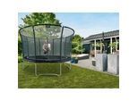 Ambia Garden Trampolin , Schwarz , Metall, Kunststoff , rund , 405x269x405 cm , EN 71, Ce , Freizeit & Co, Gartenspielzeug, Hüpfburgen & Trampoline