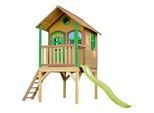 Ambia Garden Spielhaus , Braun, Grün , Holz , Hemlocktanne , 318x272x191 cm , EN 71, CE, FSC 100% , Freizeit & Co, Gartenspielzeug, Spielhäuser