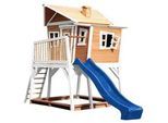 Ambia Garden Spielturm , Blau, Braun, Weiß , Holz , Hemlocktanne , 432x288x193 cm , EN 71, CE, FSC 100% , Freizeit & Co, Gartenspielzeug, Spieltürme