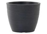 Siena Garden Pflanzentopf , Anthrazit , Kunststoff , rund , 36 cm , Dekoration, Frühlingsdeko