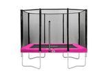 Salta Trampolin Salta Combo 590P , Schwarz, Pink , Metall, Kunststoff , rechteckig , 214x305 cm , Freizeit & Co, Gartenspielzeug, Hüpfburgen & Trampoline