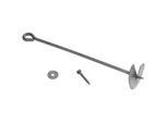 Ambia Garden Verankerungsset A830.010.00 , Grau , Metall , 52x10x10 cm , Freizeit & Co, Gartenspielzeug, Hüpfburgen & Trampoline
