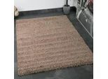 Xxxl Hochflorteppich , Nussbaumfarben , Textil , Uni , rechteckig , 160x220 cm , Oeko-Tex® Standard 100 , für Fußbodenheizung geeignet, in verschiedenen Größen erhältlich , Teppiche Und Böden, Teppiche, Hochflorteppiche & Shaggys