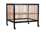 Childhome Laufgitter , Naturfarben, Schwarz , Holz , Buche , teilmassiv , 78x82x98 cm , EN 71, Made in Europe , höhenverstellbar , Baby & Kindermöbel, Babyzimmer, Laufgitter
