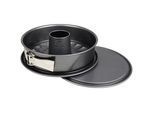 Dr.Oetker Springform , Grau , Metall , rund , 8 cm , antihaftbeschichtet , Backen & Backzubehör, Backformen, Springformen