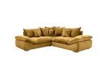 Carryhome Ecksofa , Gelb, Goldfarben , Textil , Füllung: Schaumstoff,Schaumstoff , 247x247 cm , Stoffauswahl , Wohnzimmer, Sofas & Couches, Wohnlandschaften, Ecksofas