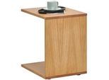 Joka Beistelltisch , Eichefarben , Holz , Eiche , mehrschichtige Massivholzplatte (Tischlerplatte) , rechteckig , rund , 44x50x37 cm , Wohnzimmer, Wohnzimmertische, Beistelltische