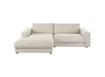 Pure Home Lifestyle Ecksofa , Hellgrau , Textil , Ottomane links, L-Form , 250x190 cm , Blauer Engel, Goldenes M, Oeko-Tex® Standard 100, DGM-Klimapakt, DGM-Emissionslabel , Stoffauswahl, seitenverkehrt erhältlich , Wohnzimmer, Sofas & Couches, Wohnlandschaften, Ecksofas