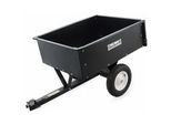 Kippbarer Anhänger aus Metall für Rasentraktoren GeoTech TC3080D Mulde 97x76 cm (h 33 cm)