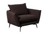 Hom`in Sessel , Braun , Textil , 96x84x90 cm , Made in Eu , Stoffauswahl , Wohnzimmer, Sessel, Sonstige Sessel