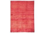 Cazaris Orientteppich , Rot , Textil , Uni , rechteckig , 200x300 cm , für Fußbodenheizung geeignet , Teppiche Und Böden, Teppiche, Orientteppiche