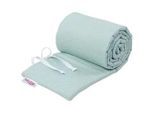 Babybay Nestchen , Mintgrün , Textil , Punkte , Füllung: Polyester,Polyester , 24x200 cm , schadstoffgeprüft , Schlafen, Babytextil-Kollektionen